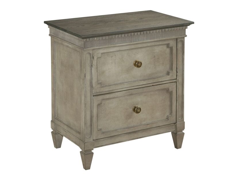 AX TWO DRAWER NIGHTSTAND