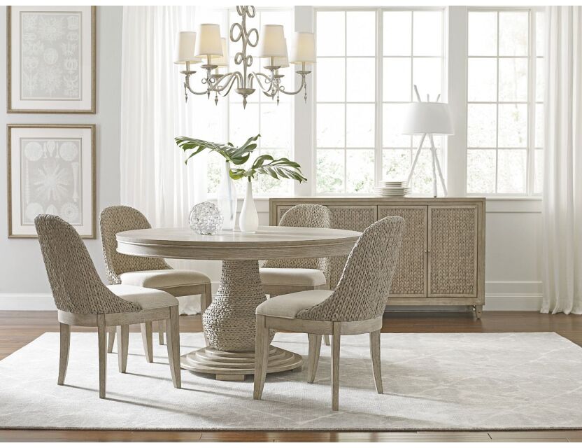 LARGO ROUND DINING TABLE COMPLETE Room Scene 2