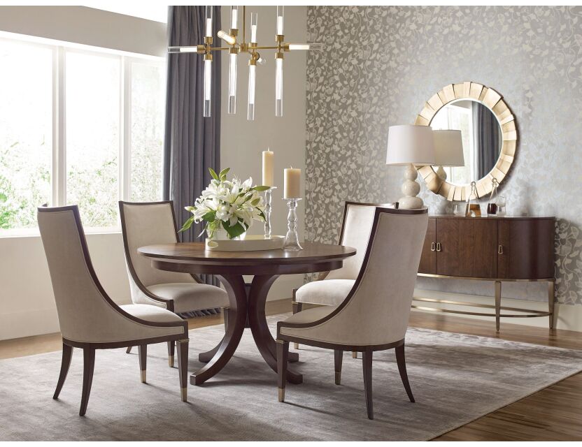 WARNER ROUND DINING TABLE COMPLETE Room Scene 3