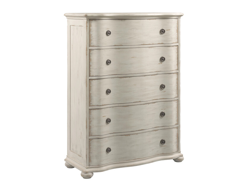 HELENE FIVE DRAWER CHEST - CRÈME