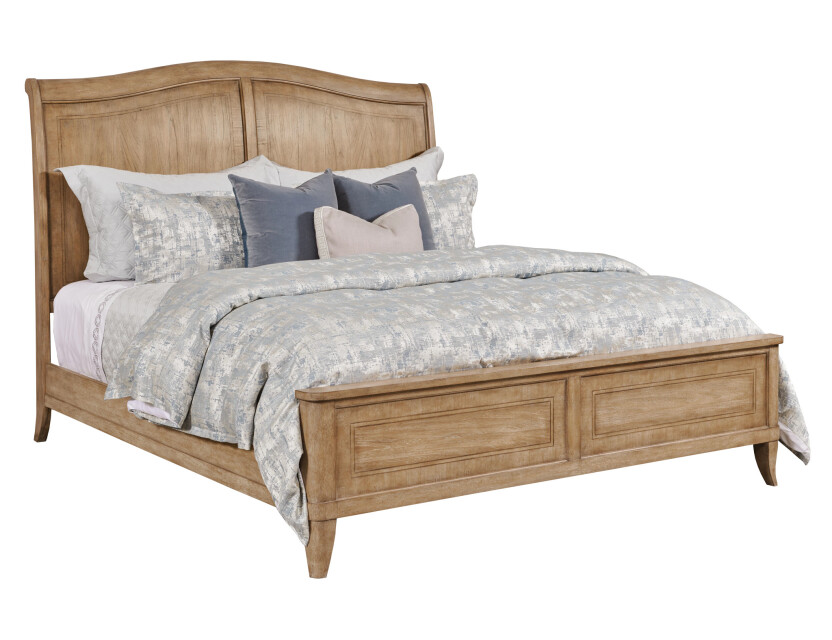 KING CADENCE SLEIGH BED - COMPLETE