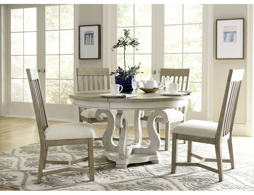 SUSSEX ROUND DINING TABLE COMPLETE Room Scene 2