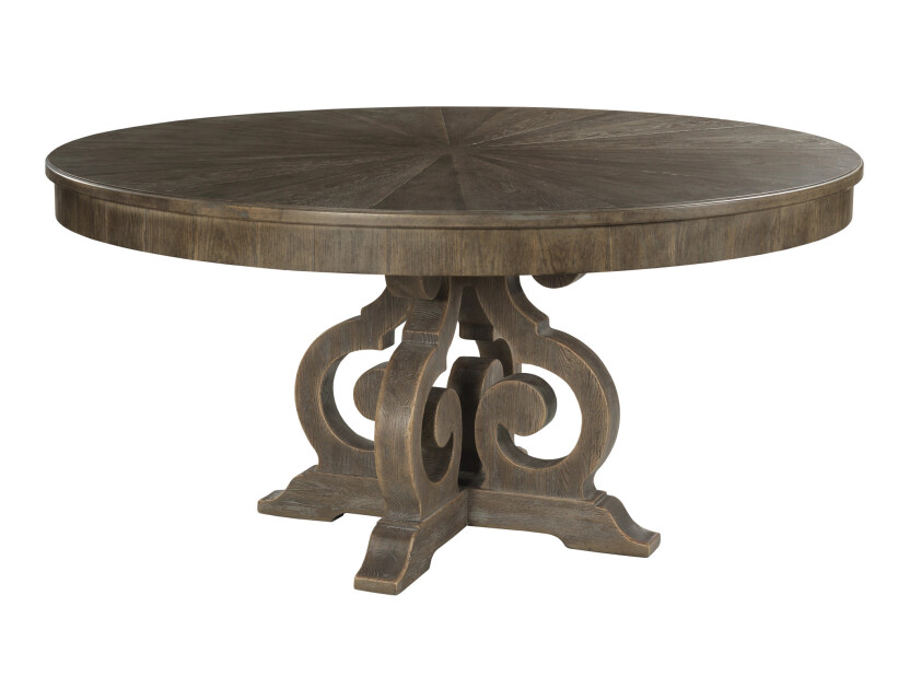ELLSWORTH ROUND DINING TABLE COMPLETE